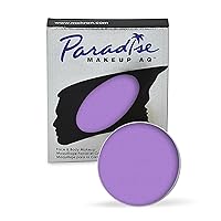 Mehron Makeup Paradise Makeup AQ Refill Size | Stage & Screen, Face & Body Painting, Beauty, Cosplay, and Halloween | Water Activated Face Paint, Body Paint, Cosplay Makeup .25 oz (7 ml) (PURPLE)