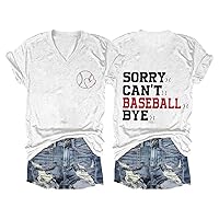 Baseball Mom Shirt Women Vintage Baseball Graphic Mom Shirt Tee Baseball Mama Short Athletic Short Sleeve