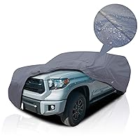 Supreme Waterproof Semi Custom Fit Truck Cover for 2010-2024 Toyota Tundra CrewMax Cab Short Bed Pickup Truck w/Camper Shell