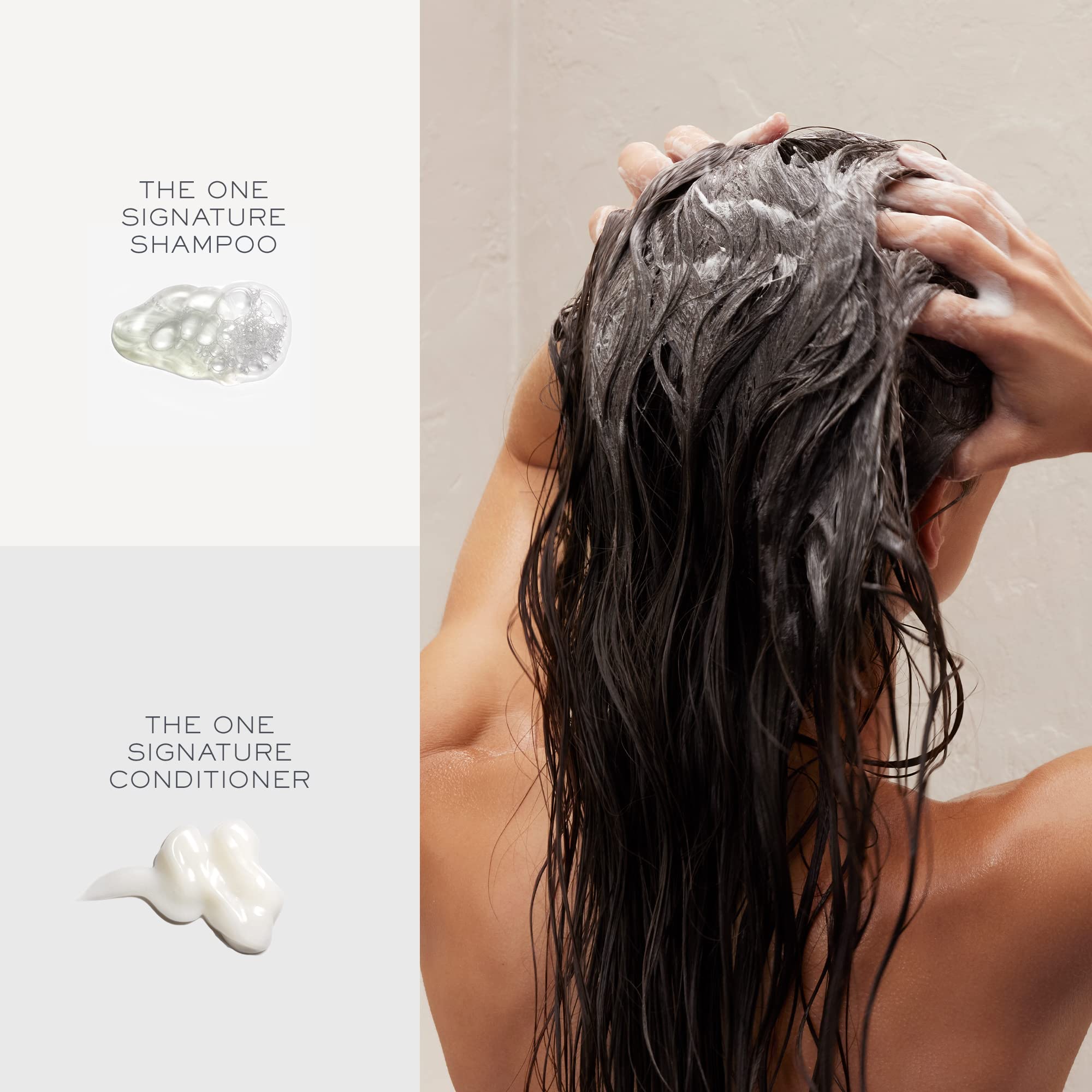 Kristin Ess Hair One Signature Shampoo + Conditioner Bundle - Avocado Oil, Castor Oil - Lightly Clarifying, Sulfate Free, Hydrating, Moisturizes, Smooths, Softens, Color Safe, Vegan - 2 Piece Set