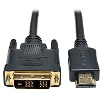 Tripp Lite HDMI to DVI Cable, Digital Monitor Adapter Cable (HDMI to DVI-D M/M) 50-ft.(P566-050),Black