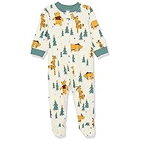 Amazon Essentials Unisex Babies' Snug-Fit Cotton Pajama Sleepwear Sets, Multipacks