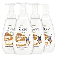 Dove Foaming Body Wash For Kids Coconut Cookie Sulfate-Free Skin Care, 13.5 Fl Oz, Pack of 4