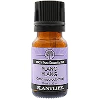 Plantlife Ylang Ylang Aromatherapy Essential Oil - Straight from The Plant 100% Pure Therapeutic Grade - No Additives or Fillers - 10 ml