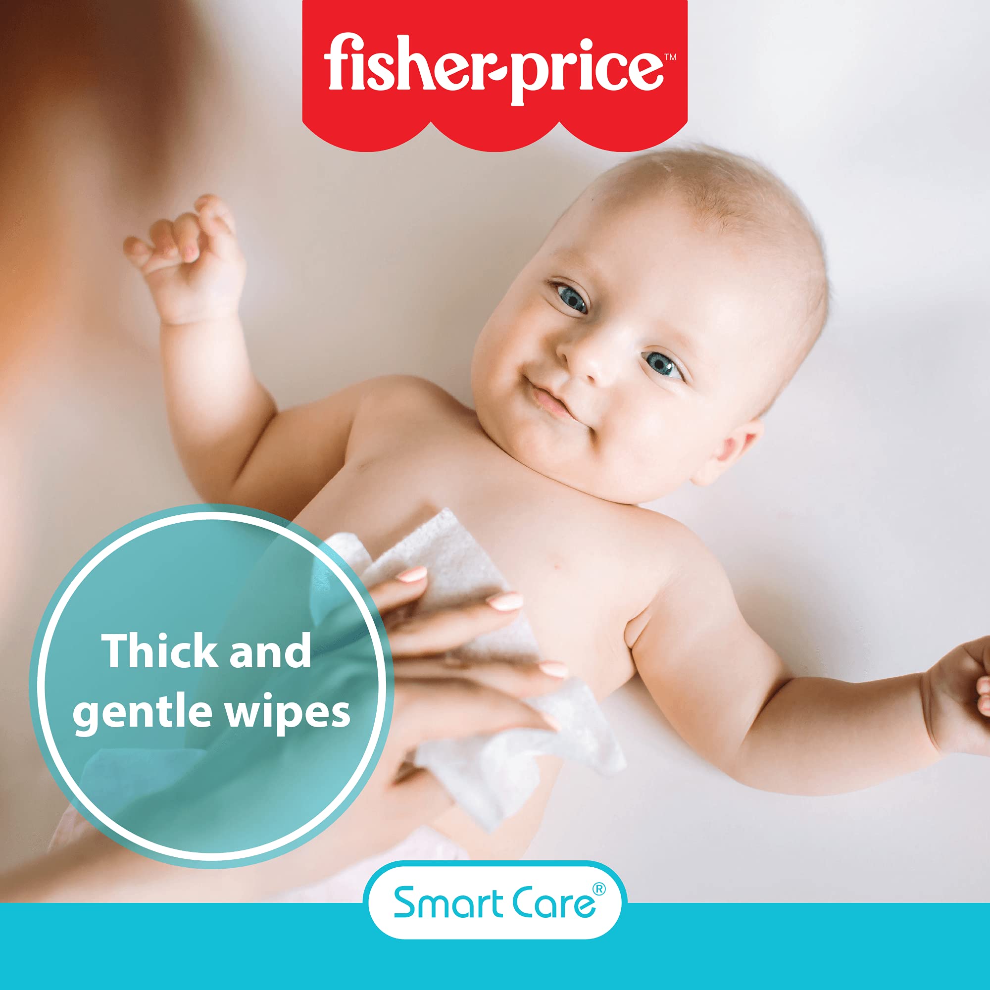 Smart Care Fisher-Price Wipes, 99% Water, 432 Count