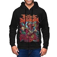 The Black Dahlia Murder Full Zip Hoodie Men'S Casual Tops Long Sleeve Sweatshirt Pullover Hooded