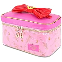 Anime Cosmetic Bag for Women Waterproof Makeup Bag Travel Organizer Case Storage Bag Pink Medium