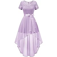 Wedtrend Women's Bridesmaid Dress, Prom Dress for Teens 2024 Hi-Lo Swing Cocktail Dresses