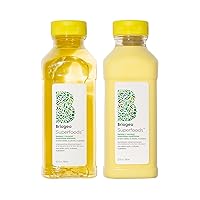 Briogeo Superfoods Banana Coconut Nourishing Shampoo and Conditioner Set, Replenish Dull, Dry Hair and Supports Healthy Hair and Scalp, Vegan, Phalate & Paraben-Free