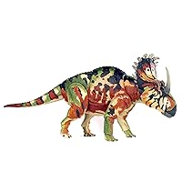 Beasts of the Mesozoic Creative Beast Studios Ceratopsian Series Sinoceratops 1:18 Scale Action Figure, Multicolor, Large