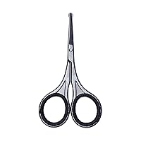 Revlon Safety Scissors, Men's Series Hair Removal Tools, High Precision Blade, Stainless Steel (Pack of 1)