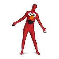 Disguise Men's Sesame Street Elmo Bodysuit Costume