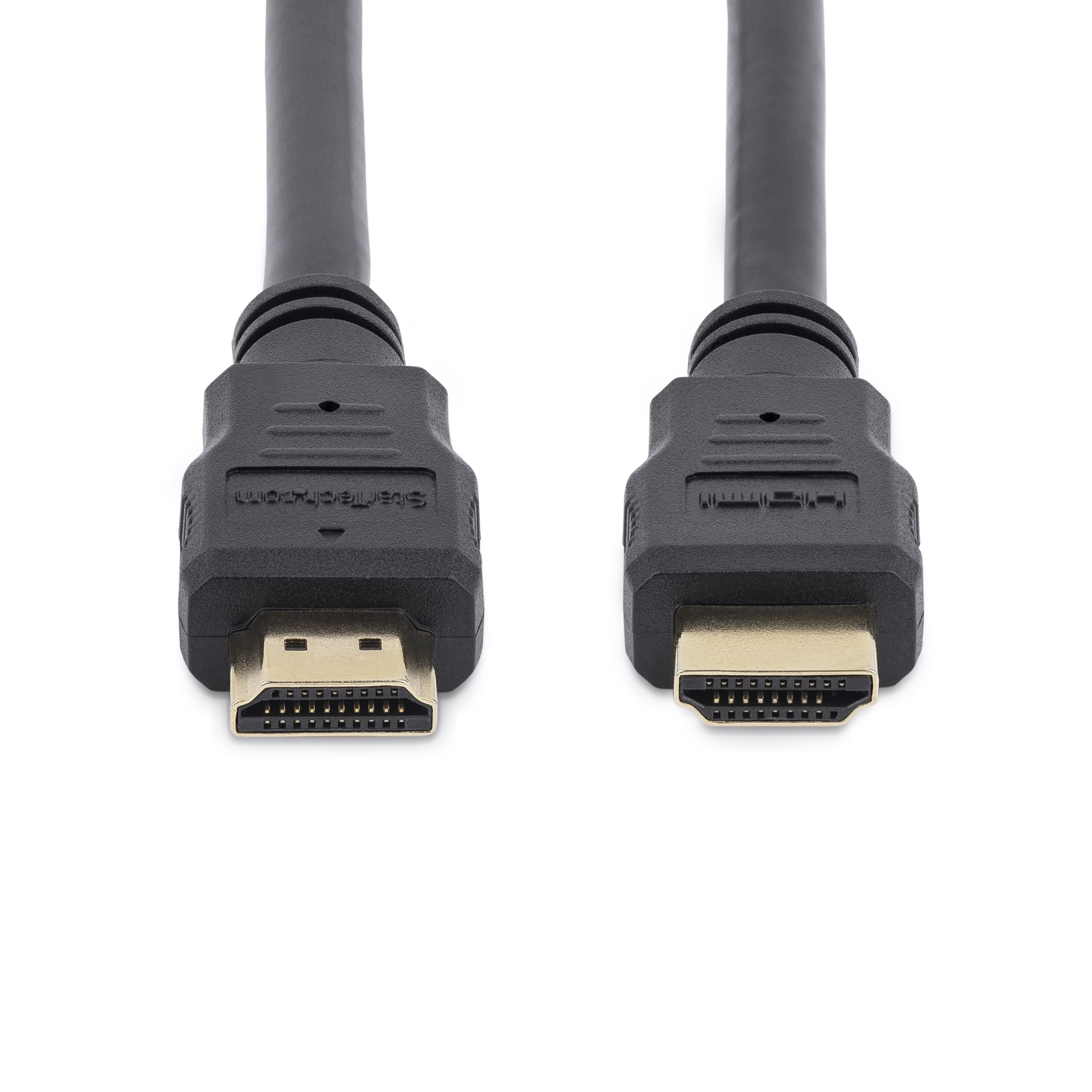 StarTech.com 0.3m 1ft Short High Speed HDMI Cable - Ultra HD 4k x 2k HDMI Cable - HDMI M/M - 30cm HDMI 1.4 Cable - Audio/Video Gold-Plated (HDMM30CM),Black