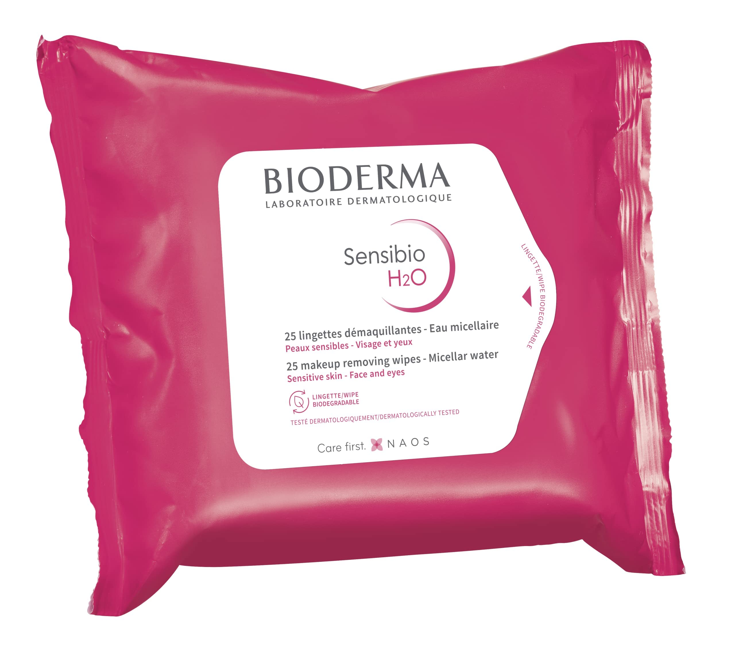 Bioderma - Makeup Remover - Sensibio H2O - Cleansing and Make-Up Removing - Skin Soothing - Makeup Wipes for Sensitive Skin