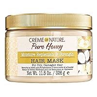 Creme Of Nature Pure Honey Hair Mask 11.5 Ounce Jar (340ml) (2 Pack)