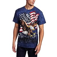 The Mountain Eagle Talon Flag Unisex T Shirt | Premium, Hand-Dyed | Patriotic USA Graphic Tee