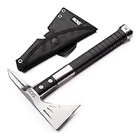 SOG Tomahawk Tactical Hatchet - Voodoo Hawk Mini Tactical Axe, Throwing Hatchet w/ 2.75 Inch Blade for Survival Sports and Camping Axes (F182N-CP)