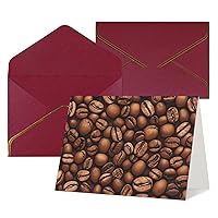 12 Pack Thinking of You Cards with Envelopes Funny Roasted Coffee Beans Greetings Cards Blank Cards for All Occasions Birthday Wedding Thank You Encouragement Note Cards