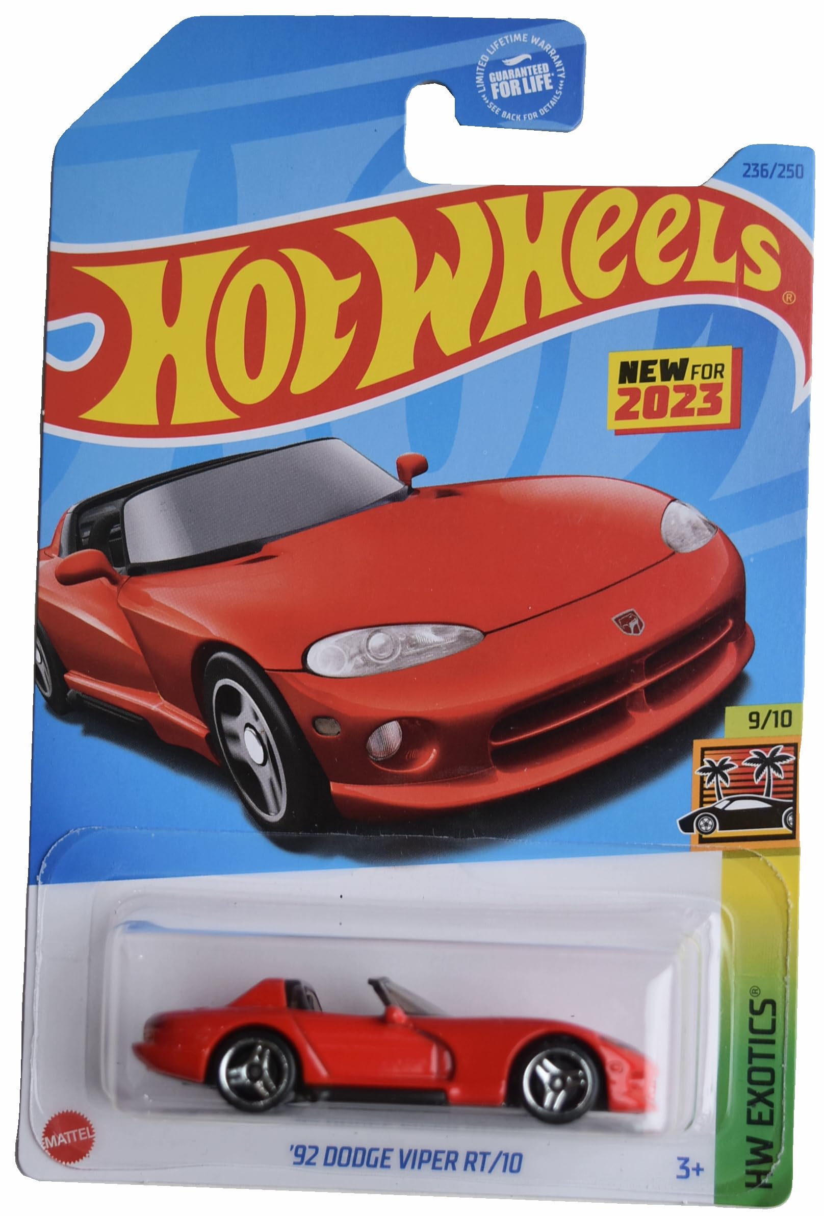 Hot Wheels '92 Dodge Viper RT/10, HW Exotics 9/10 [red] 236/250