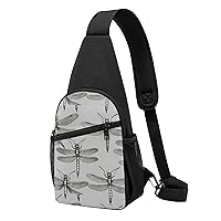 England Symbols Crossbody Chest Bag, Casual Backpack, Small Satchel, Multi-Functional Travel Hiking Backpacks