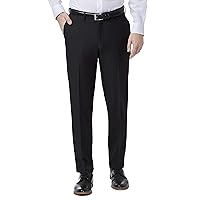 Men's Premium Comfort Dress Slim Fit Flat Front Pant