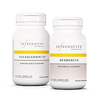 Bundle with Berberine, 60 Capsules - Supplement for Metabolic Support* - & Theracurmin HP, 60 Capsules - Theracurmin Supplement 27x More Bioavailable Than Standard Turmeric e