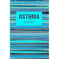 Asthma Diary: undated Asthma Treatment Tracker Include Symptoms, Medications, Triggers, Peak Flow Charts, Exercise Log Book with Notes pages.