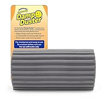 Scrub Daddy Damp Duster, Magical Sponge for Cleaning Venetian & Wooden Blinds, Vents, Radiators, Skirting Boards, Mirrors and Cobwebs, Traps Dust, Grey