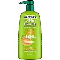 Fructis Sleek and Shine Conditioner for Frizzy Hair, 33.8 Ounce Bottle