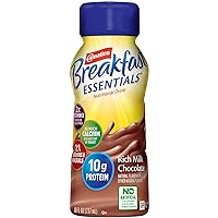 Carnation Breakfast Essentials Ready-to-Drink, Rich Milk Chocolate, 8 fl oz (Pack of 24) (Discontinued by Manufacturer)