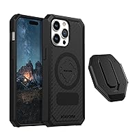 Rokform - iPhone 15 Pro Max Rugged Case + MagSafe Compatible Fuzion Wallet