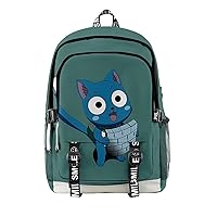 Anime Fairy Tail Backpack Natsu Dragneel Laptop School Bag Bookbag 3