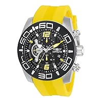 Invicta Men's Pro Diver Stainless Steel Quartz Watch with Silicone Strap, (Model: 22808, 22809)