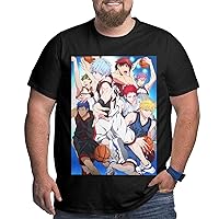 Anime Big Size Boy's T Shirt Kuroko's Basketball Crew Neck Short-Sleeve Tee Tops Custom Tees Shirts