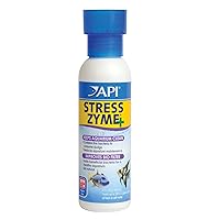 STRESS ZYME Bacterial cleaner, Freshwater and Saltwater Aquarium Water Cleaning Solution, 4 oz