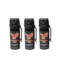 Phoenix P360S Pepper Gel from qseel. Maximum Strength Police & Military Grade Pepper Spray, Gel is Better, Sprays at Any Angle 18 feet, Flip-top Safety and Belt Clip Included