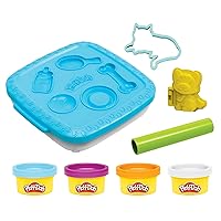 Play-Doh Create ‘n Go Pets Playset, Set with Storage Container, Arts and Crafts Activities, Kids Toys for 3 Year Olds and Up