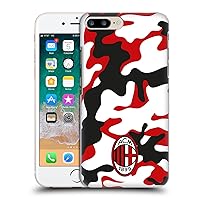 Officially Licensed AC Milan Camouflage Crest Patterns Hard Back Case Compatible with Apple iPhone 7 Plus/iPhone 8 Plus