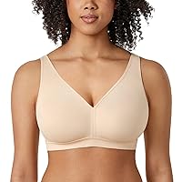 AISILIN Women's Plus Size Wireless Bra Support Comfort Full Coverage Unlined No Underwire Smooth