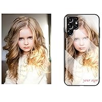IVY Customized Exclusive Phone Case for Samsung Glaxy S24 Ultra S24+ S24 S23 S22 S21 S20 FE Ultra S10 S9 S8 Plus Tempered Glass Case Custom for Valentines Birthday Xmas Gifts Photo & Enterprise Logo