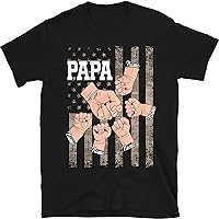 Custom Father's Day Family Fist Bump Shirt, Custom Fathers Day Shirt, Fist Bump Kids Name Shirt, Funny Grandpa Shirt