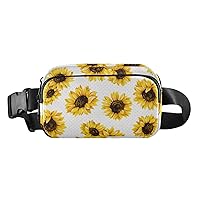 Sunflowers Fanny Packs for Women Men Everywhere Belt Bag Fanny Pack Crossbody Bags for Women Fashion Waist Packs with Adjustable Strap Waist Bag for Sports Travel Outdoors Shopping
