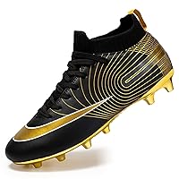 Men's Soccer Cleats Football Shoes,Soccer Boots Shoes for Women,Big Boy Soccer Shoes,Turf Indoor Youth Soccer Shoes, High Top Ankle Boots for Men