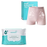 Liquid Perineal Cooling Pad Liners with Disposable Postpartum C-Section Underwear