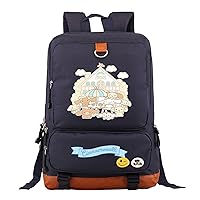 Unisex Teen Cinnamoroll Large Bookbag-Waterproof Durable Daypack Lightweight Graphic Rucksack for Student