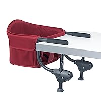 Chicco Caddy Hook-On Chair, Portable High Chair for Babies and Toddlers, for Children up to 37 lbs., Lightweight, Compact Fold | Red/Red