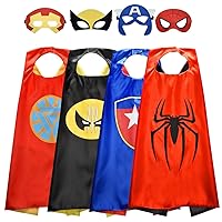 Toys for 3-10 Year Old Boys, Superhero Capes for Kids 3-10 Year Old Boy Gifts Boys Cartoon Dress up Costumes Party Supplies Easter Gifts Kids Capes Superhero Capes