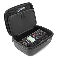 CASEMATIX Travel Case Compatible with Tascam DR-40X Handheld Recorder, DR-05X Stereo Recorders, or DR-07X Portable Digital Audio Interface - Includes Carry Case Only