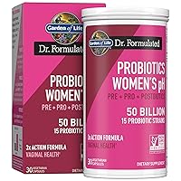 Dr Formulated Once Daily 3-in-1 Complete Prebiotics, Postbiotics & Probiotics for Women, PRE + PRO + POSTBIOTIC Supplement for Women’s Digestive, Immune & Vaginal Health, 30 Day Supply