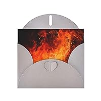 Birthday Cards Roaring Flame Printed Blank Cards Greeting Card With Envelopes Funny Thank You Card For All Occasions Wedding